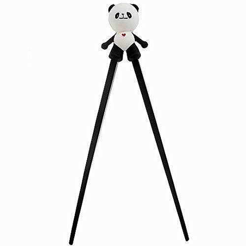 Happy Sales HSTCPNDABW Training chopsticks for beginners right or left handed Panda
