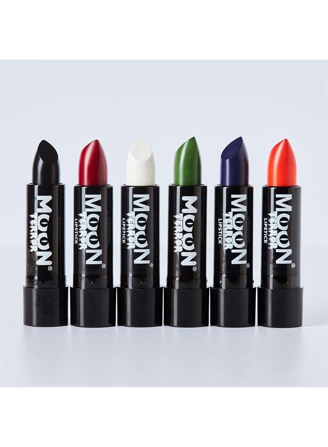 Moon Terror Halloween Lipstick by Moon Terror - Set of 6 - SFX Make up, Special Effects Make up - 0.17oz  - Image 1