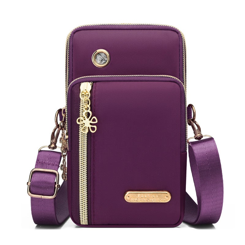 Women's Mini Crossbody Phone Bag Oxford Cloth Shoulder Bag Casual Coin Purse - Image 4