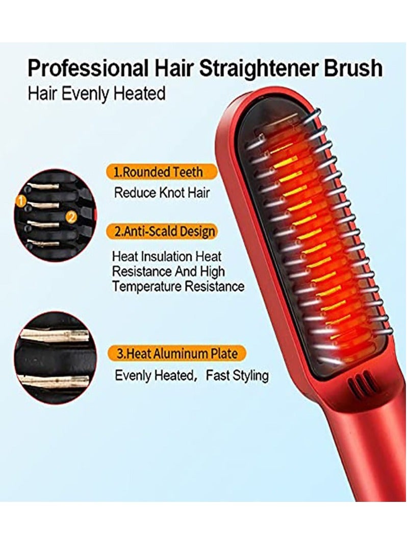 Arabest فرشاة فرد الشعر الأيونية للاستخدام في صالونات التجميل المنزلية | فرشاة فرد الشعر فرشاة فرد الشعر فرشاة فرد الشعر السريعة | مضادة للحروق مع جهد كهربائي مزدوج عالمي | سلك طاقة قابل للدوران - Image 3