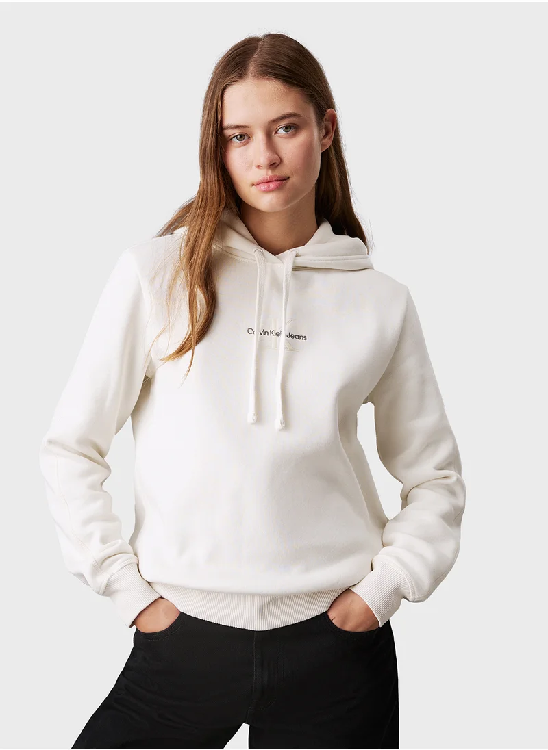 كالفن كلاين جينز MONOLOGO REGULAR HOODIE