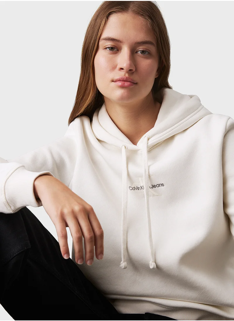 كالفن كلاين جينز MONOLOGO REGULAR HOODIE