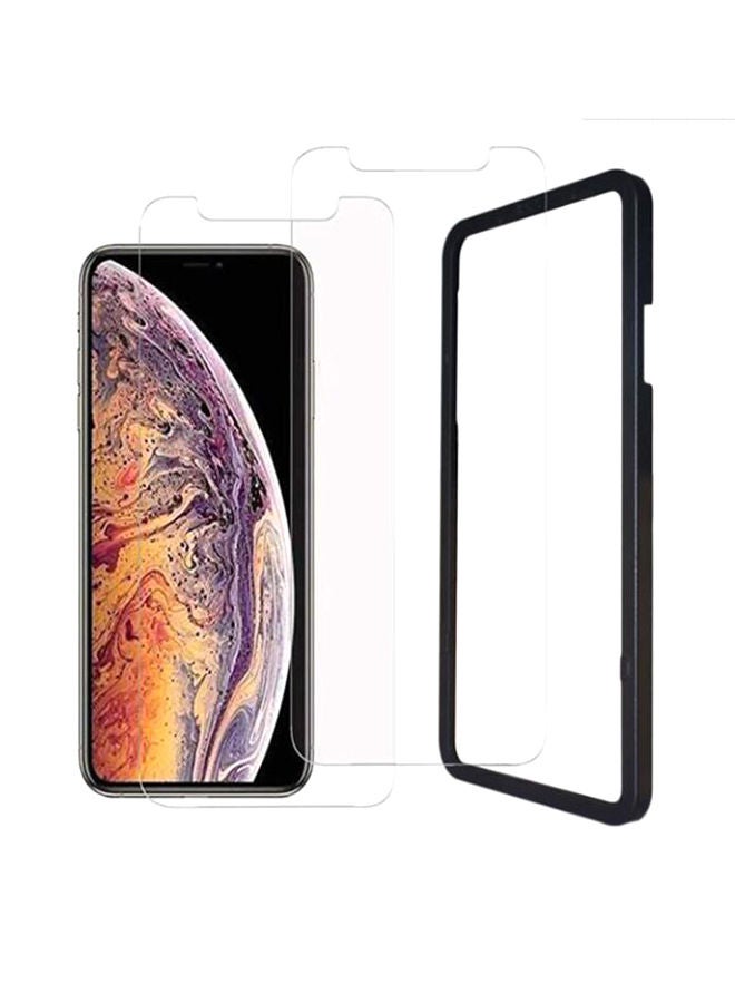 NIBEMINENT Pack Of 3 Tempered Glass Screen Protector For Apple iPhone 12 Transparent  - Image 3