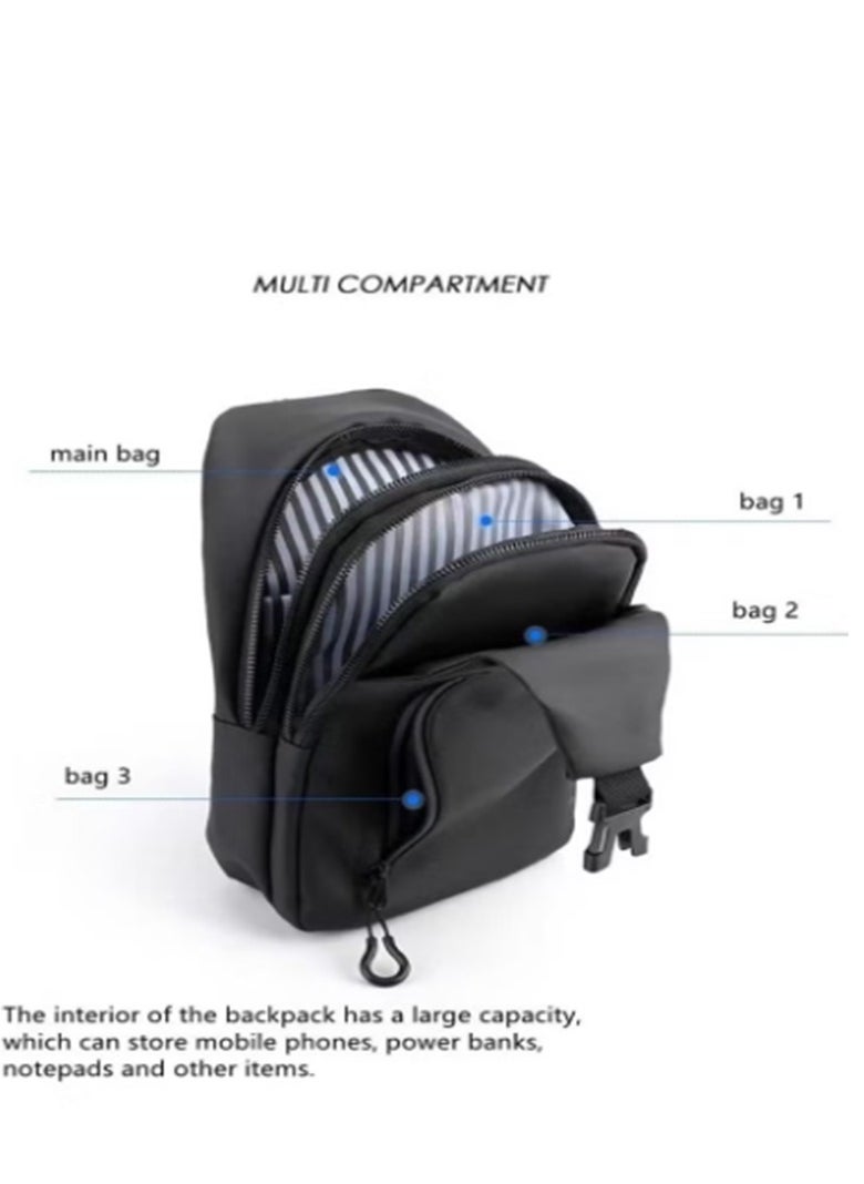 Skycare Sling Crossbody Bag Small Shoulder Backpack for Men  - Image 3
