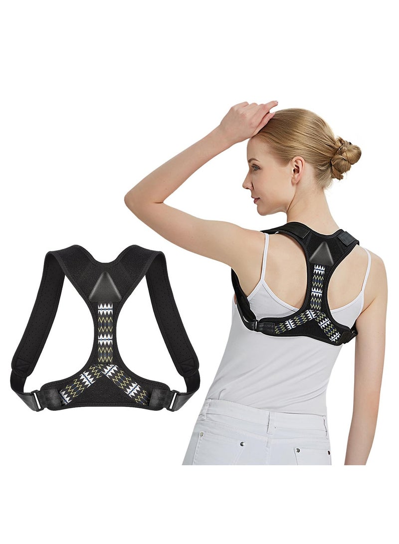 Excefore Posture Corrector for Women and Men, Back Brace, Shoulder Brace for Posture, Adjustable Posture Corrector, Back Brace Posture Corrector, Back Pain Relief, Back Straightener, Upper Back Support - Image 1