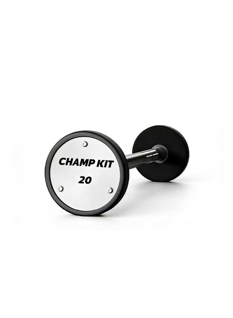 Champ Kit Fixed Straight Barbell 20 kg – Professional Strength Training Barbell