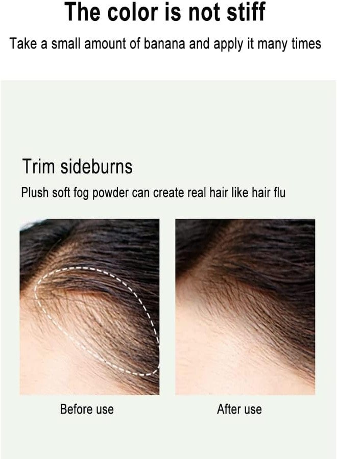 Glowhouse Hairline Powder Stick Hairline Shadow Powder Stick, Quick Root Touch-Up Waterproof Hair Root Concealer for Paired With 2 Eyebrow Stamp (1 PCS Mocha Brown & 1 PCS Pearl Black) PACK OF 2 - Image 4