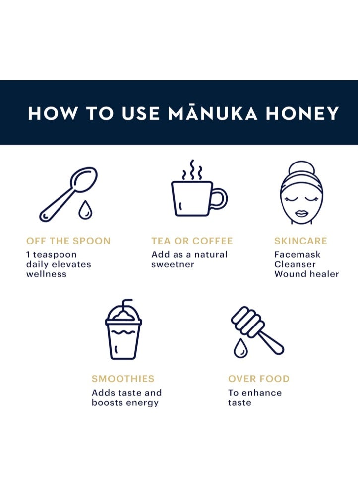 مانوكا هيلث MGO 400+ عسل مانوكا 250 جرام - Image 5