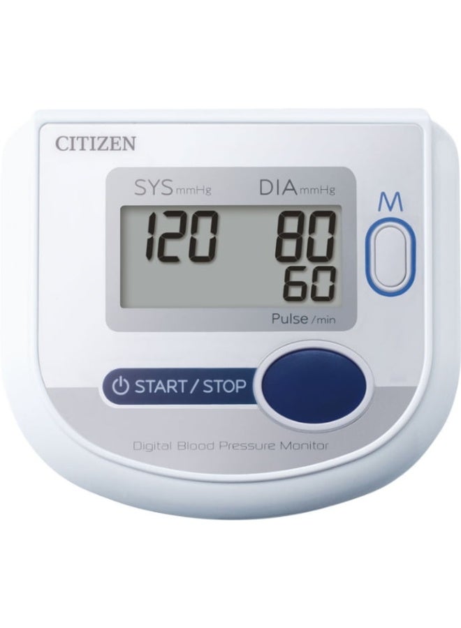 CITIZEN CH453 Digital Blood Pressure Monitor with Upper Arm Cuff and Large Display - Image 2