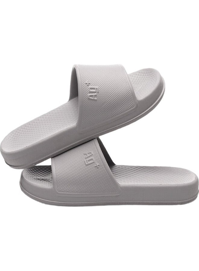 Guoluofei Antibacterial Slippers For Men And Women, Summer Squishy Bathroom Shower Outdoor Sandals, Rock Gray, Size 36-37 - Image 3