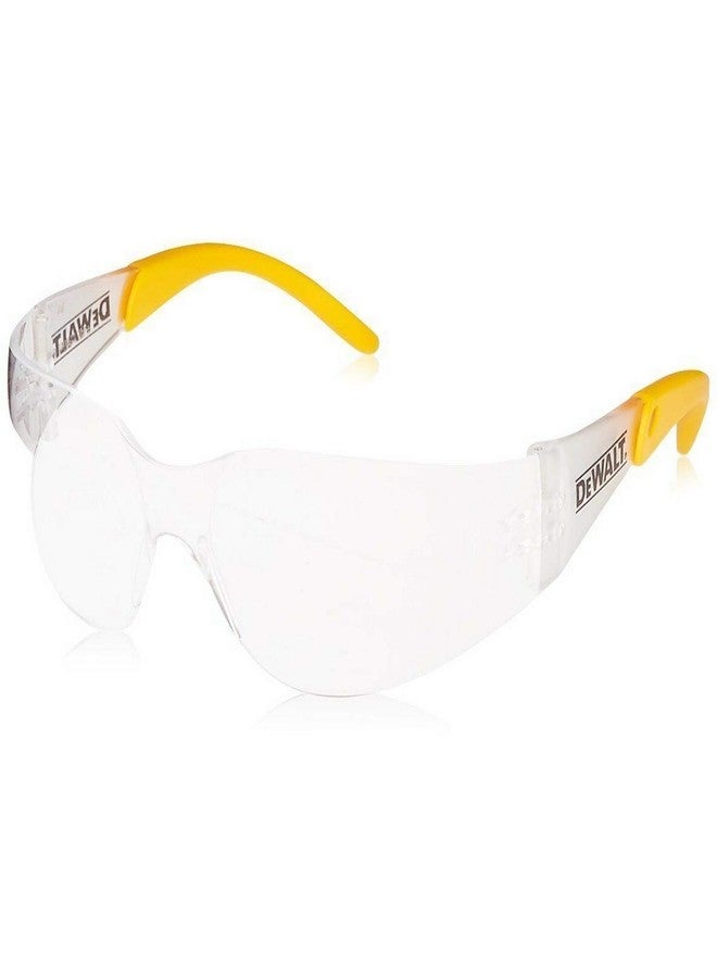 DEWALT DPG54-1C Protector™ Protective Eyewear - ANSI Z87.1+ Impact Rated - Lightweight Universal-Fit Frame - Flexible Rubber Temples - Clear Lens - 1 Pair - Image 3