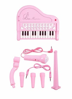 GROIC 24 Key Toddler Piano Keyboard Girls Music Piano Toys - Girls Toys 1st Birthday Gift with Microphone Multifunctional Musical Electronic Pink Piano for Baby Girls Toys  - Image 4
