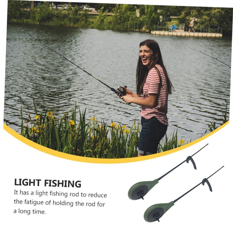 Portable Fishing Rod Support Brackets 2 Pack Compact Sea Holders - Image 5