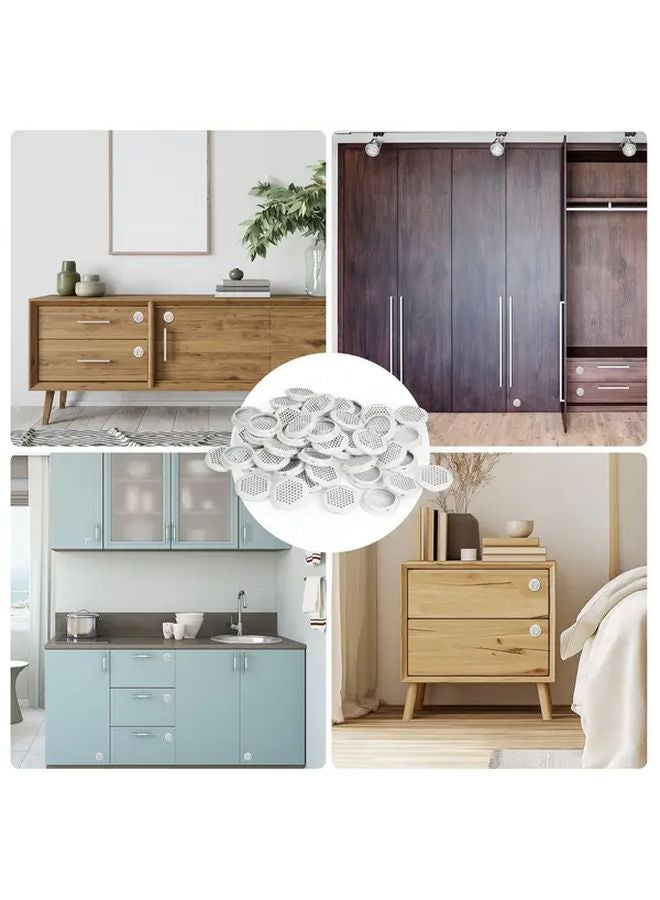 5Pcs 35mm Black Convex Stainless Steel Ventilation Grilles Rustproof Louver Covers - Image 3