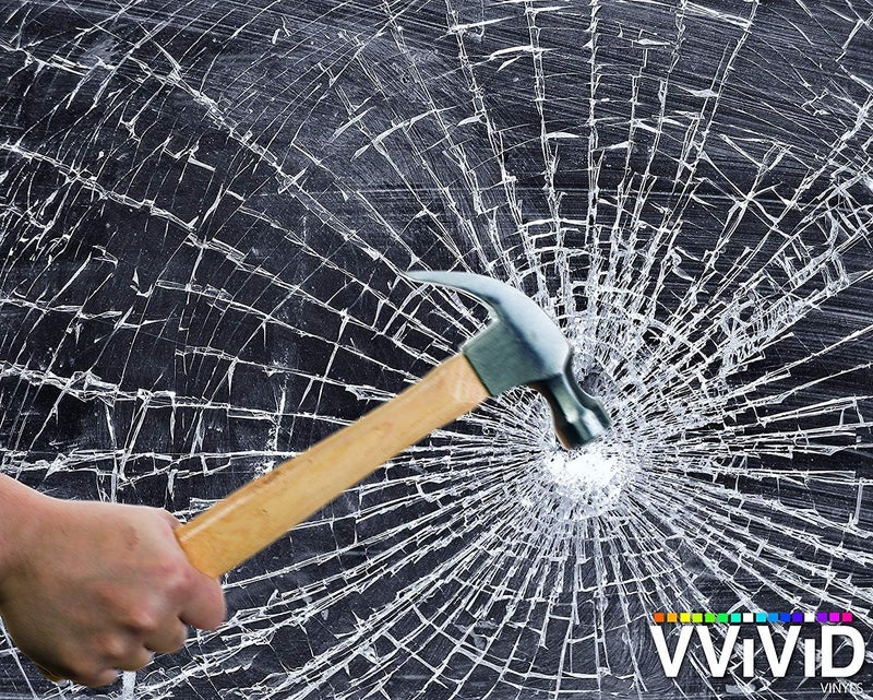 VViViD Clear Security Vinyl 30 Inch x 17.9 Inch Window Glass Shatterproof Protective Treatment Wrap Film Roll (10mil roll x2) - Image 2