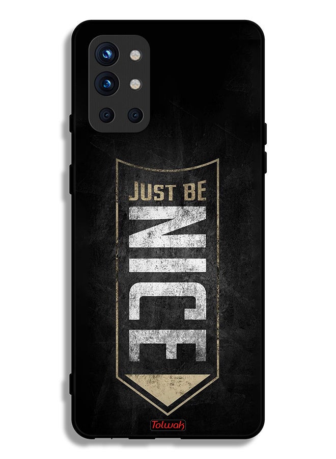 Tolwak OnePlus 9R 5G Protective Case Cover Just Be Nice - Image 2