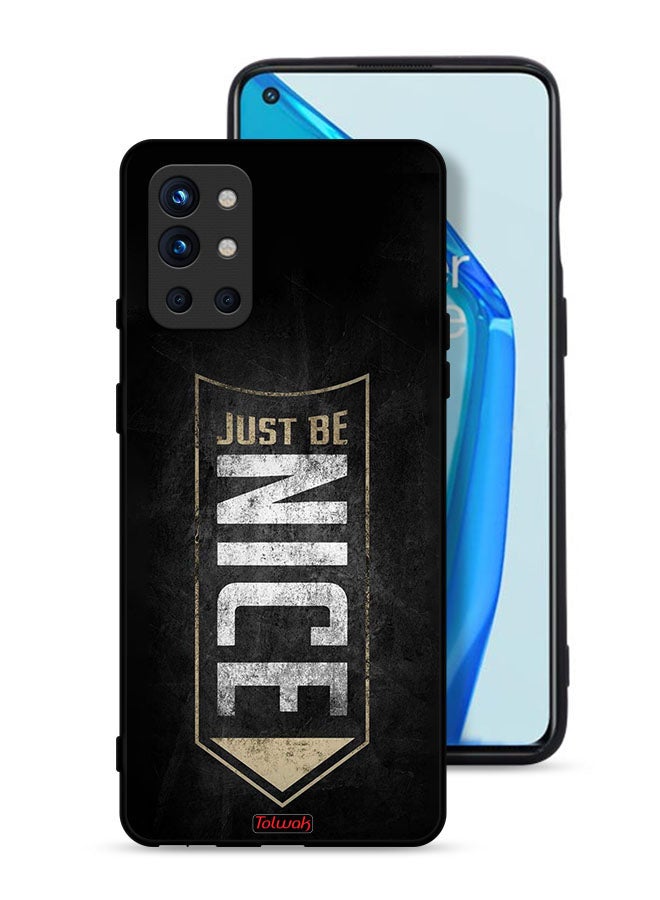 Tolwak OnePlus 9R 5G Protective Case Cover Just Be Nice - Image 1