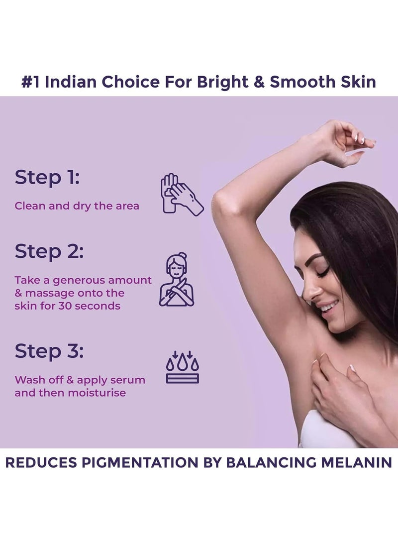 Sanfe Spotlite Ingrown Hair Bumps Scrub Dark Underarms Inner Thighs Sensitive Areas Glycoclear 10% Glycolic Acid Walnut Beads Depigmentation 100gm - Image 5