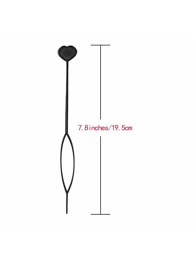 Messen 8 Pieces: Hair Tool Plastic Quick Beader For Loading Beads Ponytail Maker Styling Tool (8 Pcs, 7 Colors) - Image 2