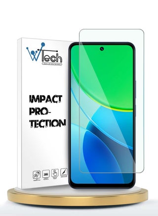 vivo Y19s Pro 4G 2025 / vivo Y19s 4G 2024 WTech Premium Series Curved Edges 9H 2.5D Tempered Glass Screen Protector - Clear - pzsku/Z695578839B29B4B4F2C0Z/45/_/1733138611/27a83853-37fe-4388-9a9f-681054112a1e
