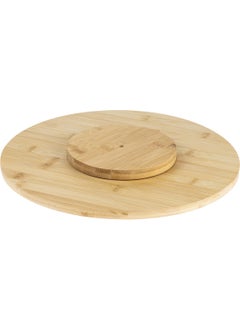 Naturalove Patterned Bamboo Rotating Serving Tray  - Image 4