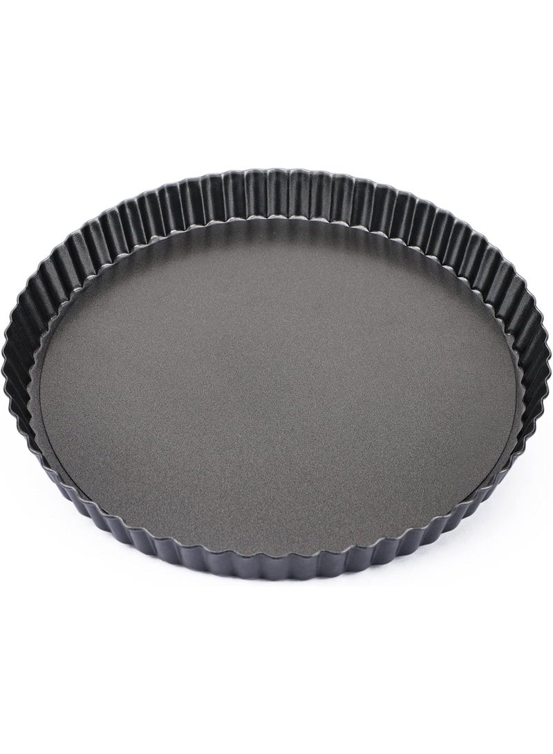 العطيرة البان 10 بوصة القابلة للإزالة أسفل غير عصا Quiche Pan مصغرة العطيرة البانات القابلة للإزالة فضفاضة أسفل جولة فطيرة البان - Image 1