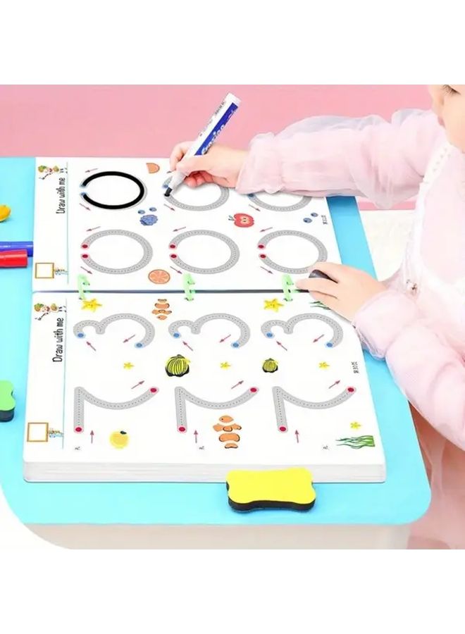 HL 33Y YZXZ Reusable Training Cards With 2 Whiteboard Markers Educational Logic Puzzle Toy - Image 3