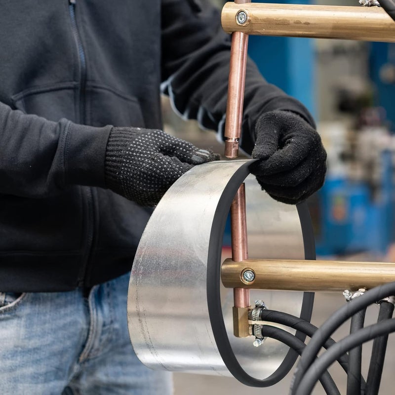 Tondiamo Rubber U Channel Edge Trim Door Edge Seal Strip Rubber Edge Trim Fits Edge up to 116 Inch 16mm U Shape Weather Stripping20 FeetBlack - Image 5