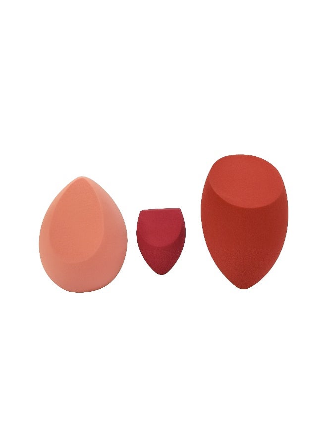 Miniso - Blend your makeup flawlessly with this set of three soft makeup sponges from MINISO. - Image 1