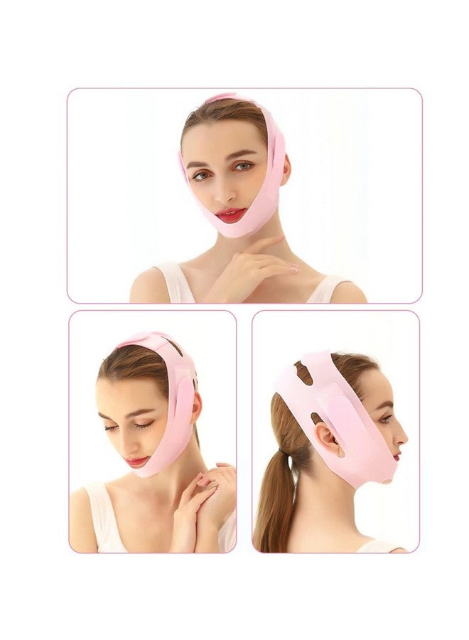 SHANIX IMPEX™ Silicone V Face Mask Face Lift Up Belt Facial Slimming Bandage Mask Cheek,Chin,Belt Face Slim Lift Band Mask Double Chin Reducer For Women And Men Tightening Skin, 1 Count - Image 5