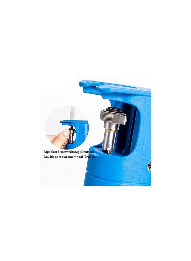 SYOSI Portable Reciprocating Saw Mini Saw Electric Reciprocating Saw with 3 Saw Blades Quick Electric Drill Can Be Connected - Image 4