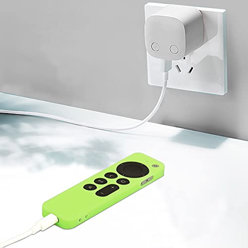 LEFXMOPHY Glow Green Remote Case Cover Replacement for New Apple 4k TV Siri 2nd 2021 Series 6 6th Generation/Siri 3rd 7 7th Gen 2022 Remote, Silicone Skin Glow in Dark with Lanyard - Image 5