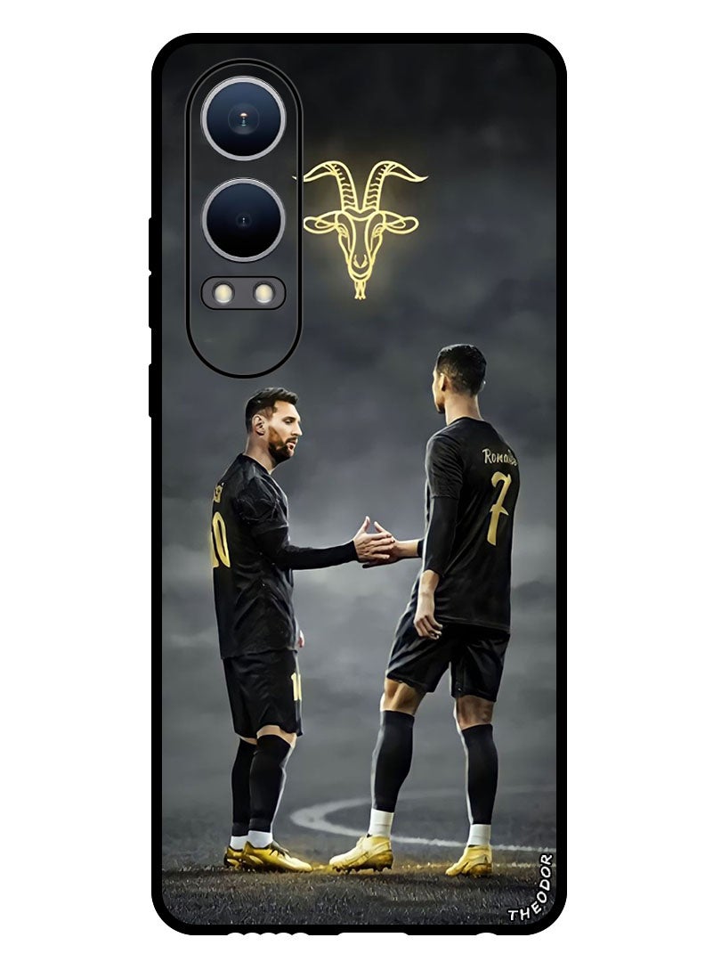 Theodor Protective Case Anti Scratch Shock Proof Bumper Cover For OnePlus Nord CE4 Lite Messi Ronaldo Goat - Image 1