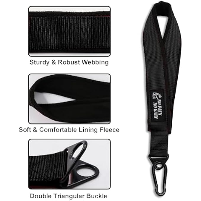 rayihni Arm Wrestling Training Strap Belt Hand Grip Arm Finger Forearm Exercise Equipment Strengthener And Power Trainer For Cable Machine And Free Weight Workout - Image 2