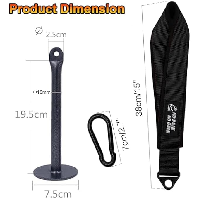 rayihni Arm Wrestling Training Strap Belt Hand Grip Arm Finger Forearm Exercise Equipment Strengthener And Power Trainer For Cable Machine And Free Weight Workout - Image 3