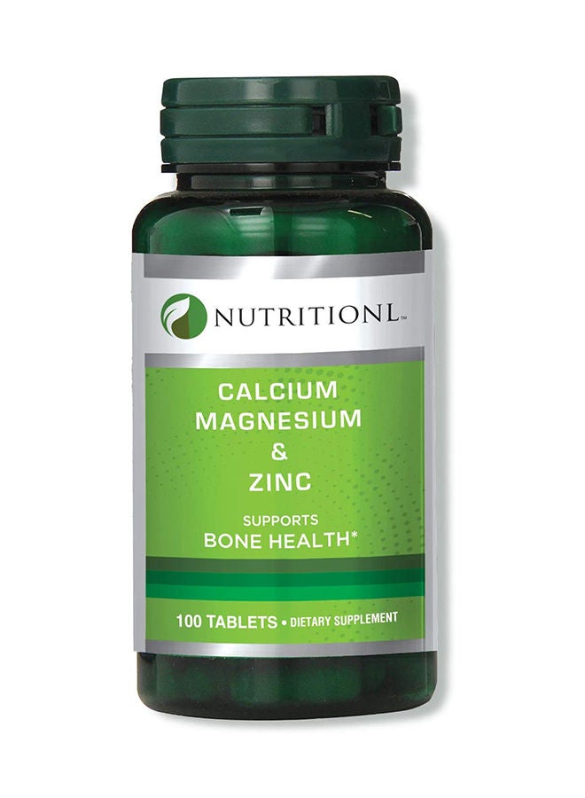 NUTRITIONL Calcium Magnesium & Zinc Tablets  100'S 