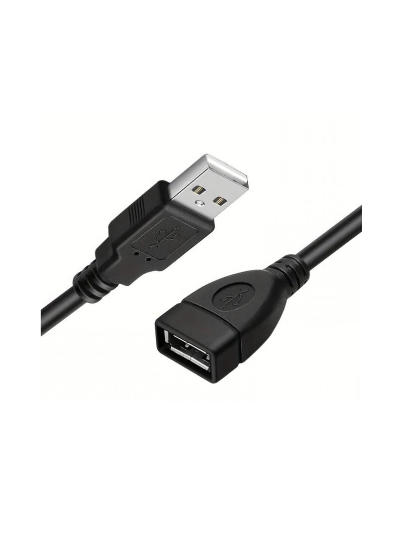 FUJISHKA USB Extension Cable Male to Female 1.5M – High-Speed Data Transfer & Charging Extension Cord - Image 2