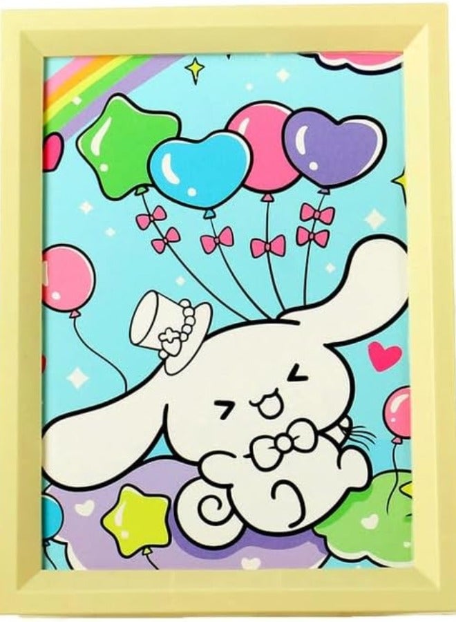 6 Watercolor Drawing Frame and Brush for Kids  - Image 1