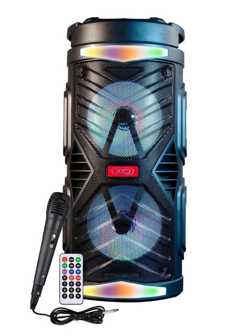 XO - XO F35 Full-Range Loudspeaker Wireless Bluetooth Speaker With Microphone, 2400 mAh battery, Music 5-6 Hours, Support external U disk, TF card, AUX playback, FM playback - Image 1