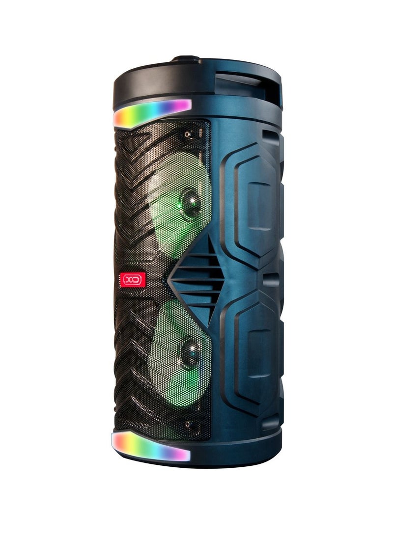XO - XO F35 Full-Range Loudspeaker Wireless Bluetooth Speaker With Microphone, 2400 mAh battery, Music 5-6 Hours, Support external U disk, TF card, AUX playback, FM playback - Image 1