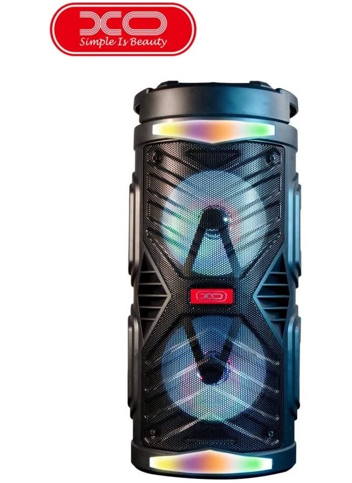 XO - XO F35 Full-Range Loudspeaker Wireless Bluetooth Speaker With Microphone, 2400 mAh battery, Music 5-6 Hours, Support external U disk, TF card, AUX playback, FM playback - Image 1