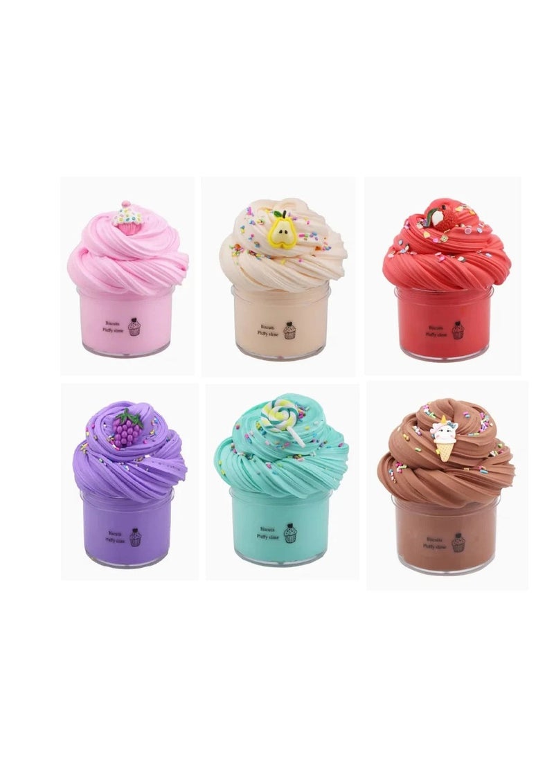 9-Piece Biscuits Puffy Slime Set 25x22x9cm
