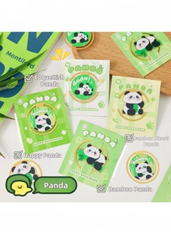 Cute DoDo Panda Creative Reading Bookmarks, Metal Hollow Bookmarks with Chinese Style, 4 pcs