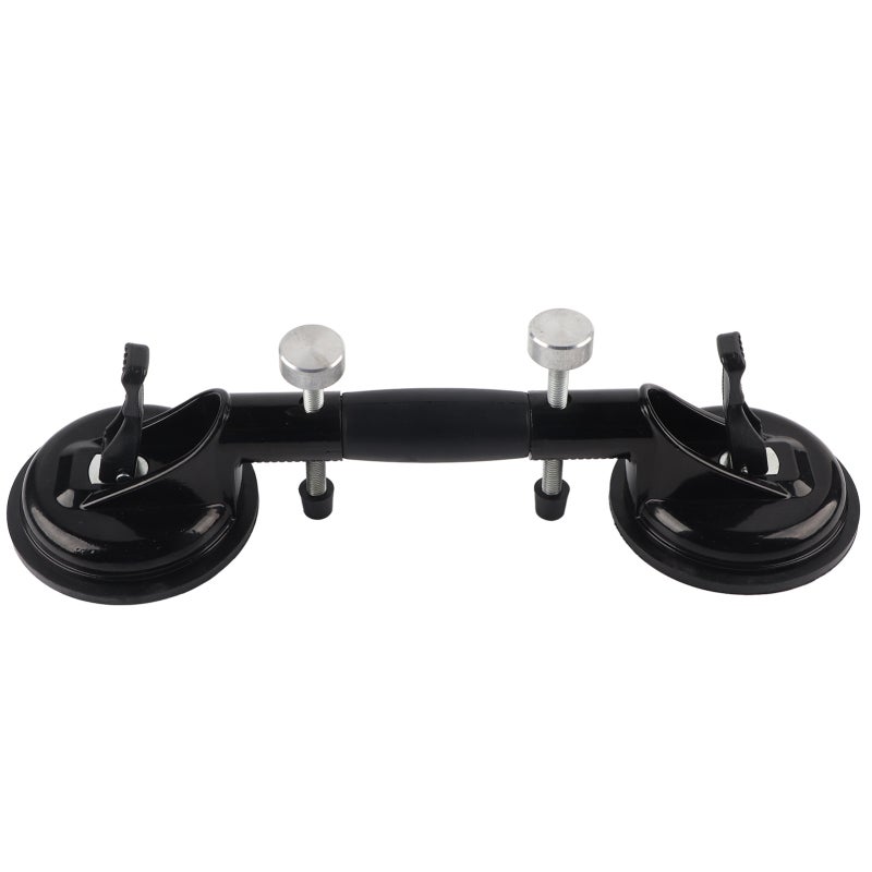 Vacuum Suction Cup Seaming Tool: Heavy Duty 360° Rotatable Double Cup, 110Kg Pulling Power, Chipfree Seam Leveling, Ergonomic ABS Handle - Durable Odorless Rubber, Fast Attachment - for Marble Counter - Image 1