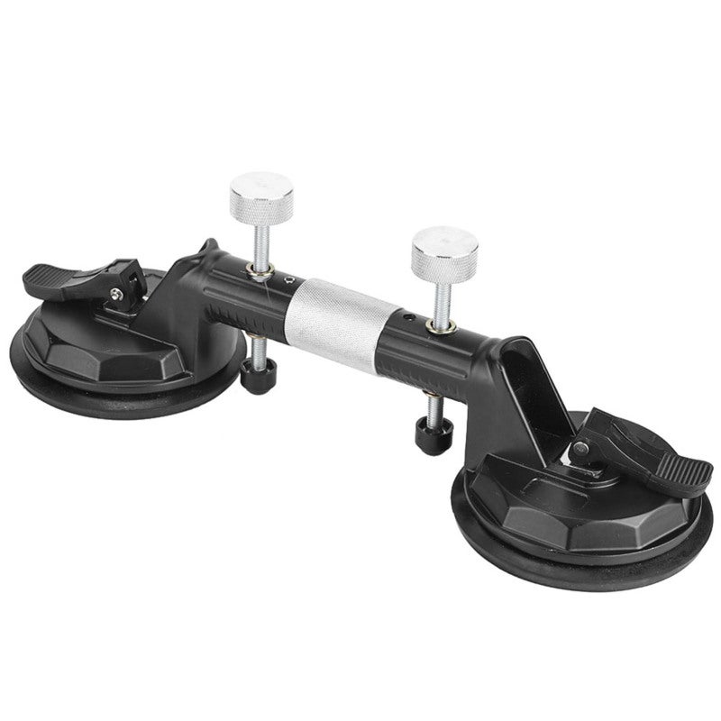 Vacuum Suction Cup Seaming Tool: Heavy Duty 360° Rotatable Double Cup, 110Kg Pulling Power, Chipfree Seam Leveling, Ergonomic ABS Handle - Durable Odorless Rubber, Fast Attachment - for Marble Counter - Image 4