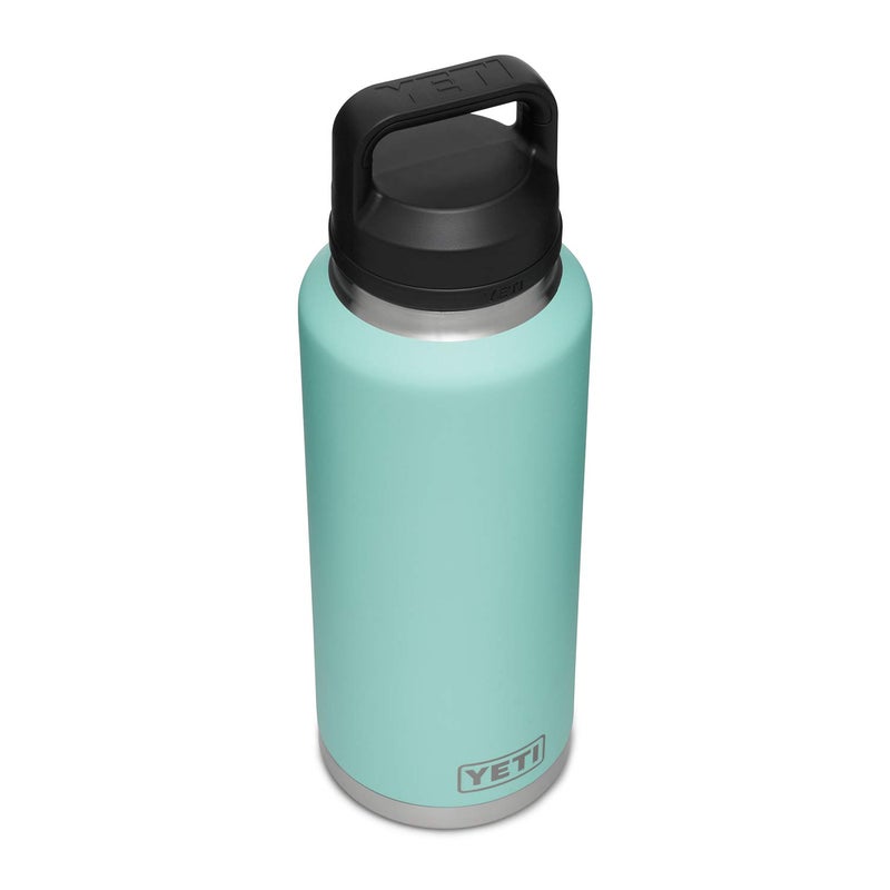 YETI Rambler 46 oz Bottle, Leakproof, Vacuum Insulated, Stainless Steel with Chug Cap, Seafoam - Image 3