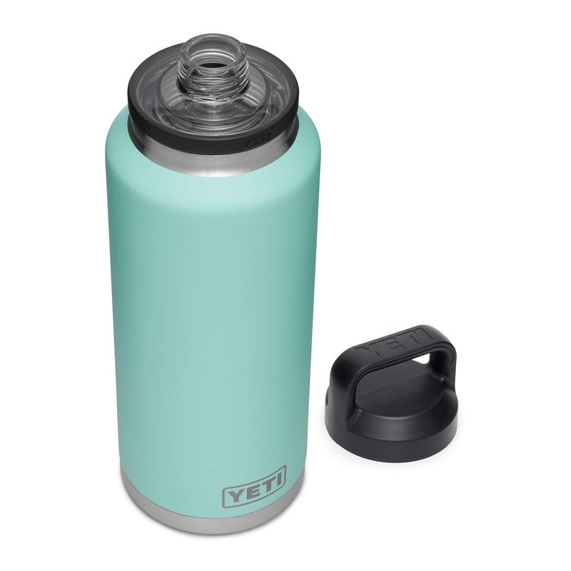 YETI Rambler 46 oz Bottle, Leakproof, Vacuum Insulated, Stainless Steel with Chug Cap, Seafoam - Image 1