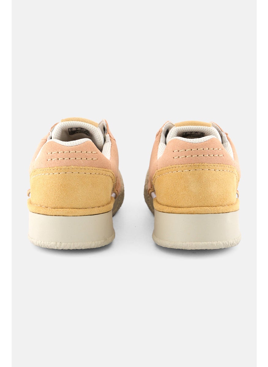 clarks Women Craftcup Court Lace Up Shoes, Pale Peach  - Image 2