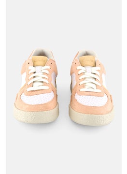 clarks Women Craftcup Court Lace Up Shoes, Pale Peach  - Image 4
