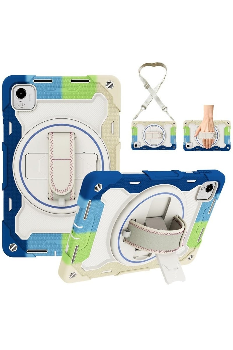 عام غطاء أطفال لهونر باد X9a 11.5 بوصة (2025)، غطاء سيليكون متين مقاوم للصدمات مع حزام كتف، حامل مرن متعدد الزوايا قابل للتعديل 360° مع حزام يد دوار.